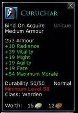 Warden spear hurler set - Curuchar