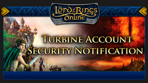 lotro security notification